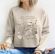 The Tortured Poets Department Taylor Swift Sweater, Ttpd Sweatshirt Gifts For Friends Trendy Merch - Lilybirchmarket