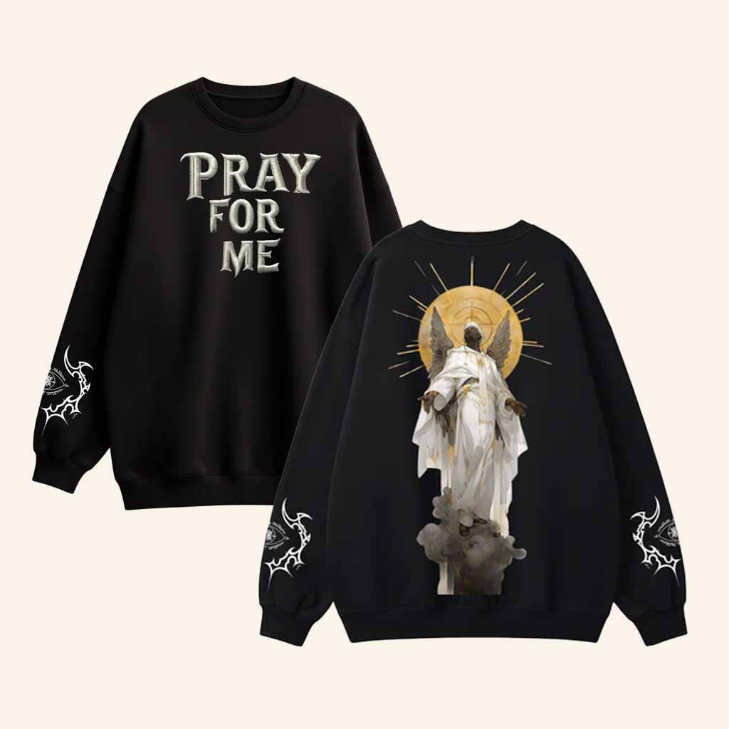 TheBTclub Merch Pray For Me Sweatshirt Birthday Gift Ideas For Girlfriend - Lilybirchmarket