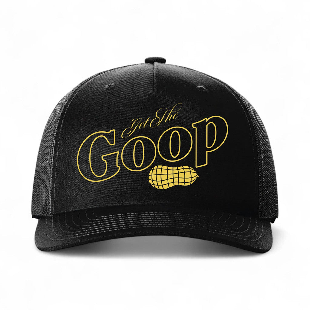 TheBurntPeanut Merch Get The Goop Trucker Hat Birthday Present For Husband - Lilybirchmarket