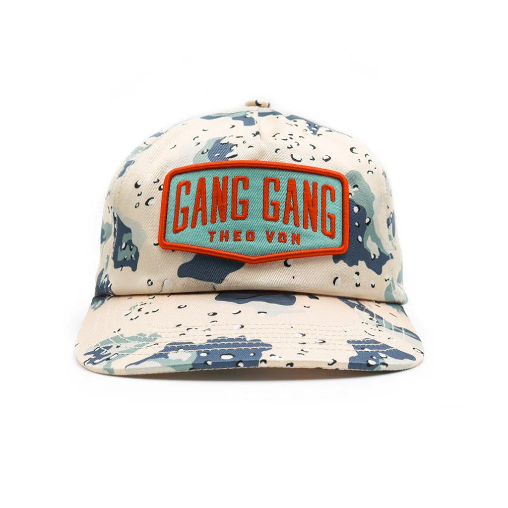 Theo Von Merch Gang Gang Nautical Camo Hat Embroidered Best Gifts For Husband - Lilybirchmarket