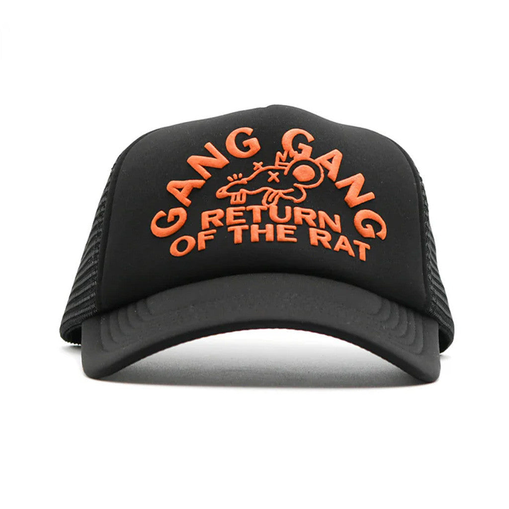 Theo Von Merch Gang Gang Trucker Hat Black Embroidered Gifts For Dad - Lilybirchmarket