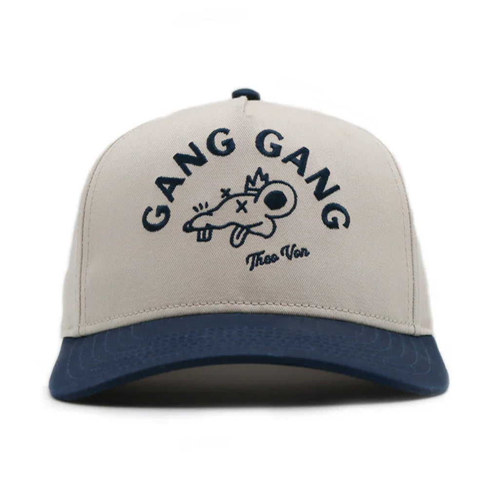 Theo Von Merch Gang Gang Two Toned Hat Embroidered Gifts For Friends - Lilybirchmarket