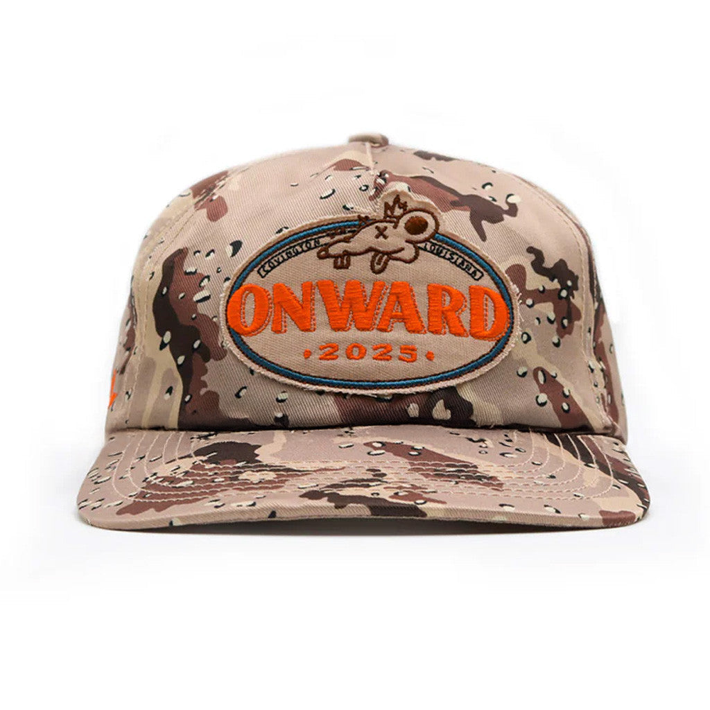 Theo Von Merch Onward 2025 Desert Camo Embroidered Hat Gifts For Father - Lilybirchmarket