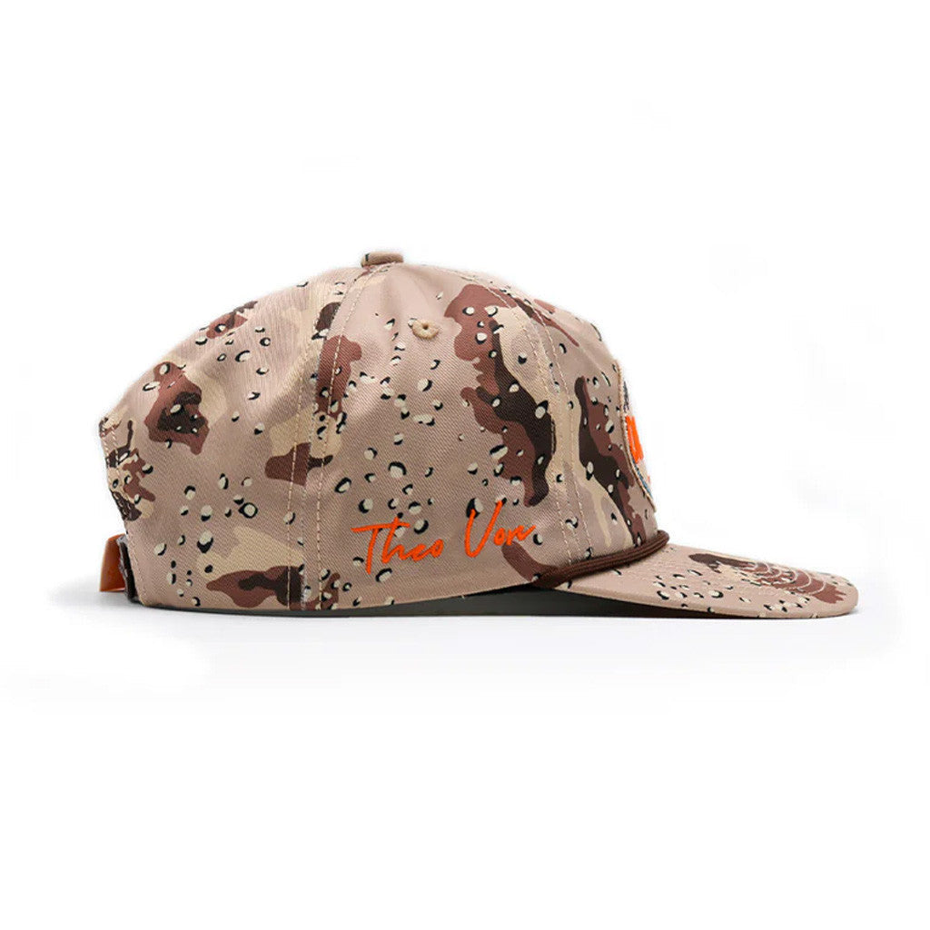Theo Von Merch Onward 2025 Desert Camo Embroidered Hat Gifts For Father - Lilybirchmarket