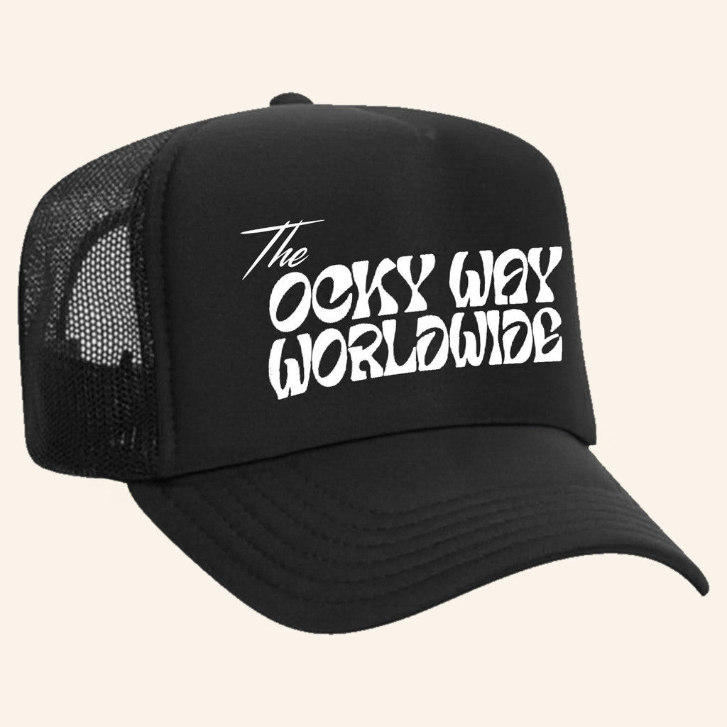 Theockywayshop Merch Ocky Way Foam Trucker Hat Gift Ideas For Him - Lilybirchmarket