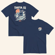 Theta XI Merch Theta XI Snowboarding T-Shirt Gifts For Son In Law - Lily Birch Market