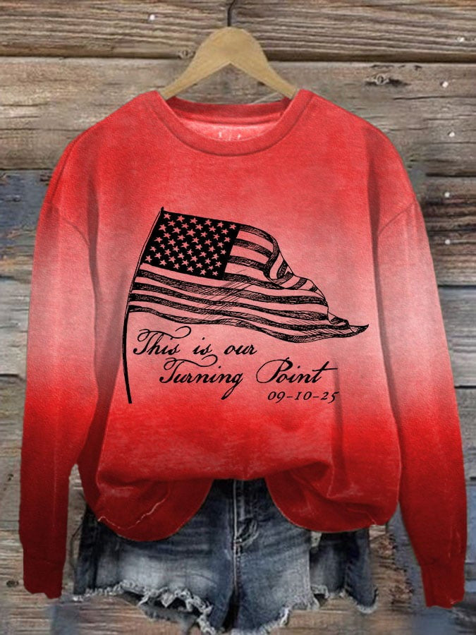 This Is Our Turning Point Sweatshirt Charlie Kirk Sweatshirt Turning Point USA Store - Lilybirchmarket