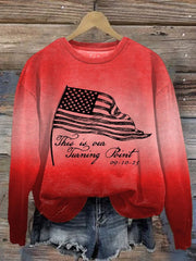This Is Our Turning Point Sweatshirt Charlie Kirk Sweatshirt Turning Point USA Store - Lilybirchmarket