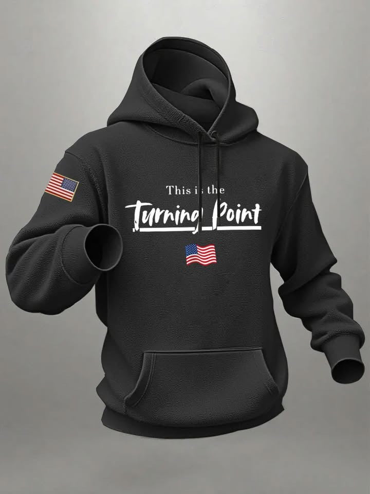 This Is The Turning Point Charlie Kirk Hoodie Turning Point USA Merch Freedom Clothes - Lilybirchmarket