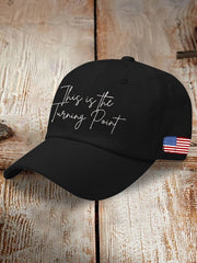 This Is The Turning Point Hat Black Charlie Kirk Hat For Supporters Charlie Kirk Merchandise - Lilybirchmarket