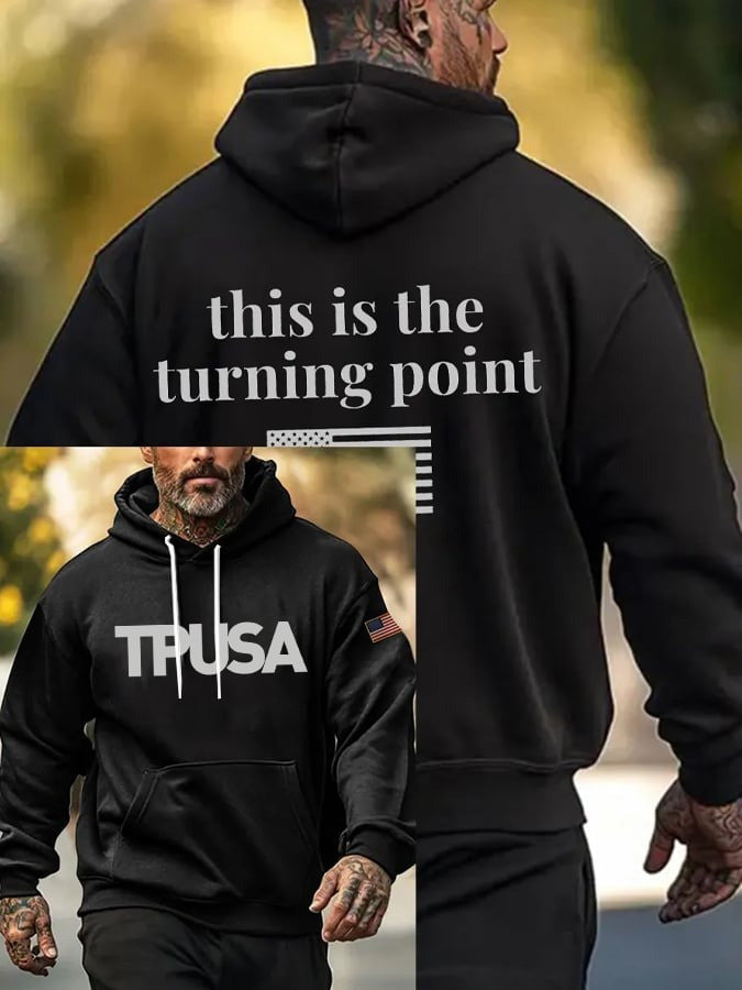 This Is The Turning Point Hoodie TPUSA Merch Charlie Kirk Apparel Gift For Supporters - Lilybirchmarket