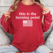 This Is The Turning Point Sweatshirt TPUSA Merch Charlie Kirk Sweatshirt Gifts For Trump Fan - Lilybirchmarket