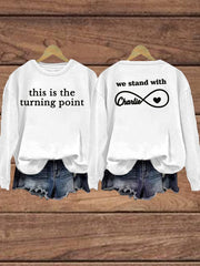 This Is The Turning Point Sweatshirt We Stand With Charlie Kirk Clothing TPUSA Merch Gifts - Lilybirchmarket