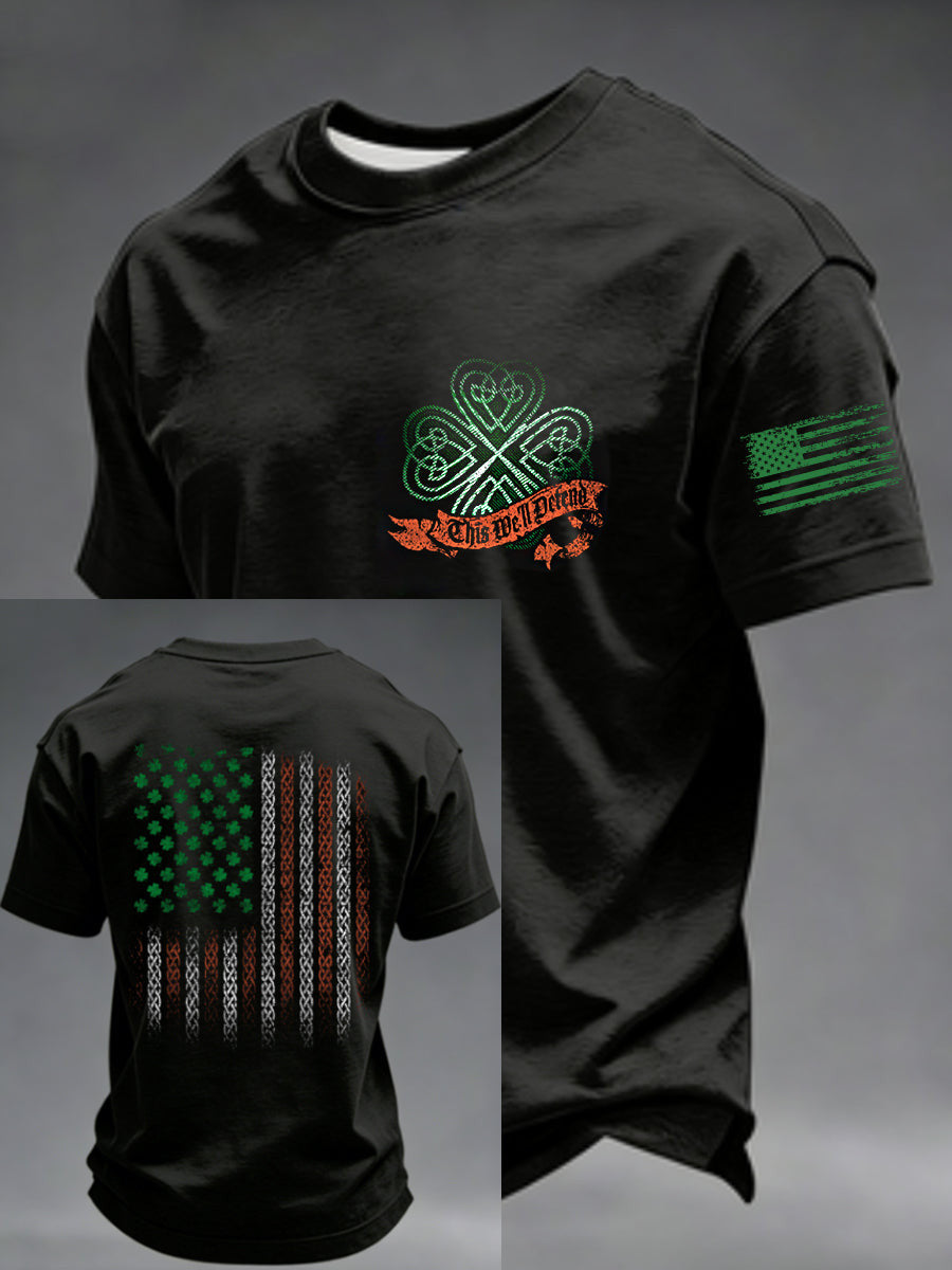  This We'll Defend Irish Flag T-Shirt Best St Patricks Day Shirts Gifts For Ireland - TradiViet