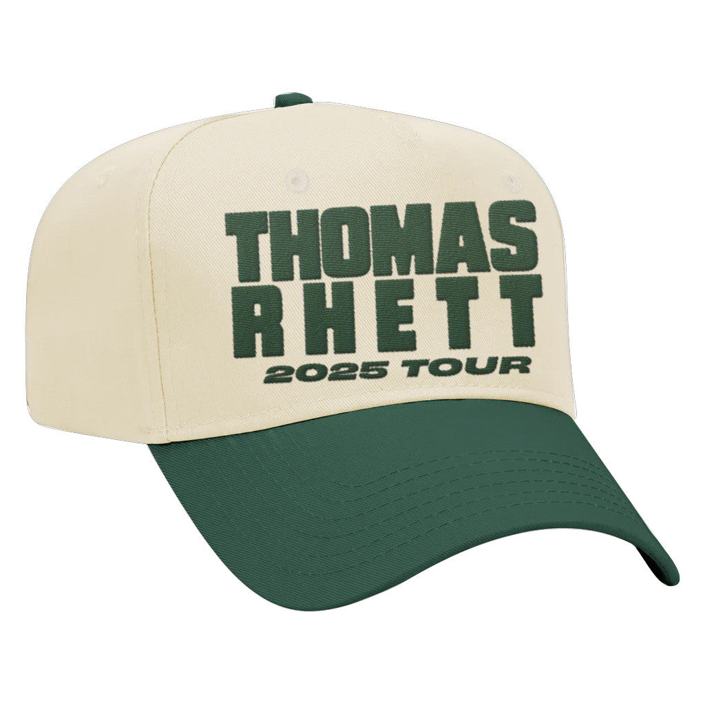 Thomas Rhett Merch Tour 2025 Tour Two Tone Embroidered Hat Gifts For Fans - Lilybirchmarket