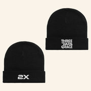 Three Days Grace Merch 2X Tour Beanie Christmas Gifts For Rock Lovers - Lilybirchmarket
