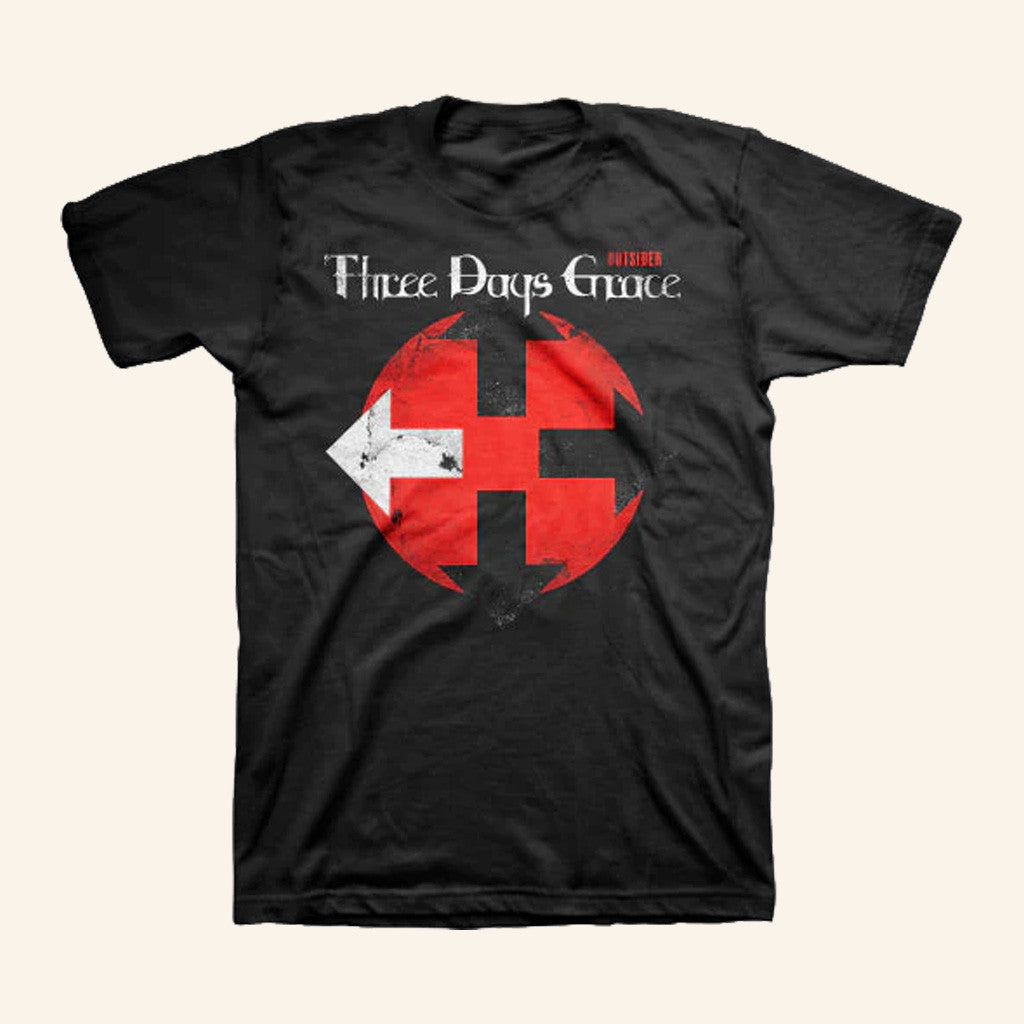 Three Days Grace Merch Eclipse Black T-Shirt Christmas Gifts For Rock Fans - Lily Birch Market