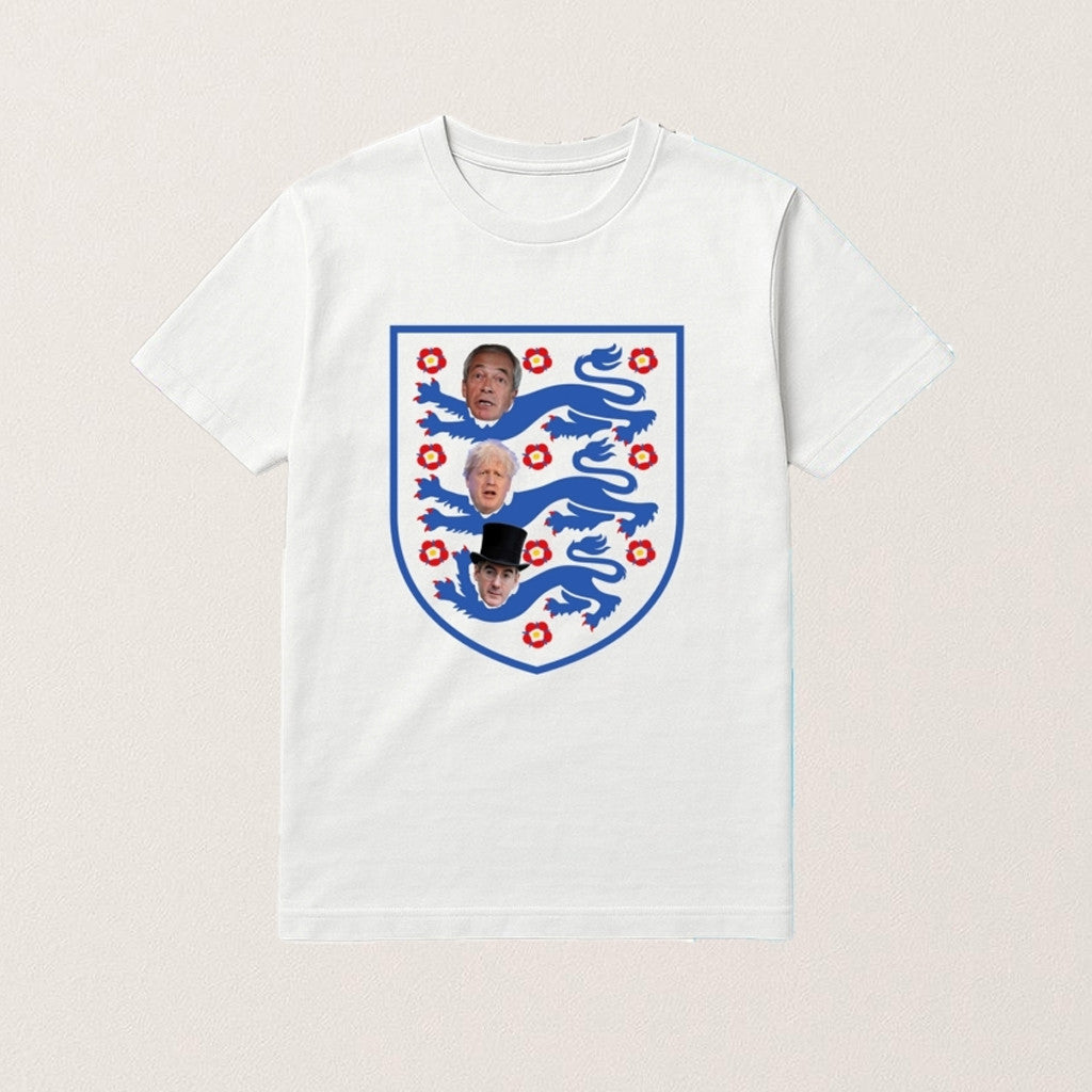 Three Liars On My Shirt England Football Team Crest T-Shirt Gifts For Friends - Lily Birch Market