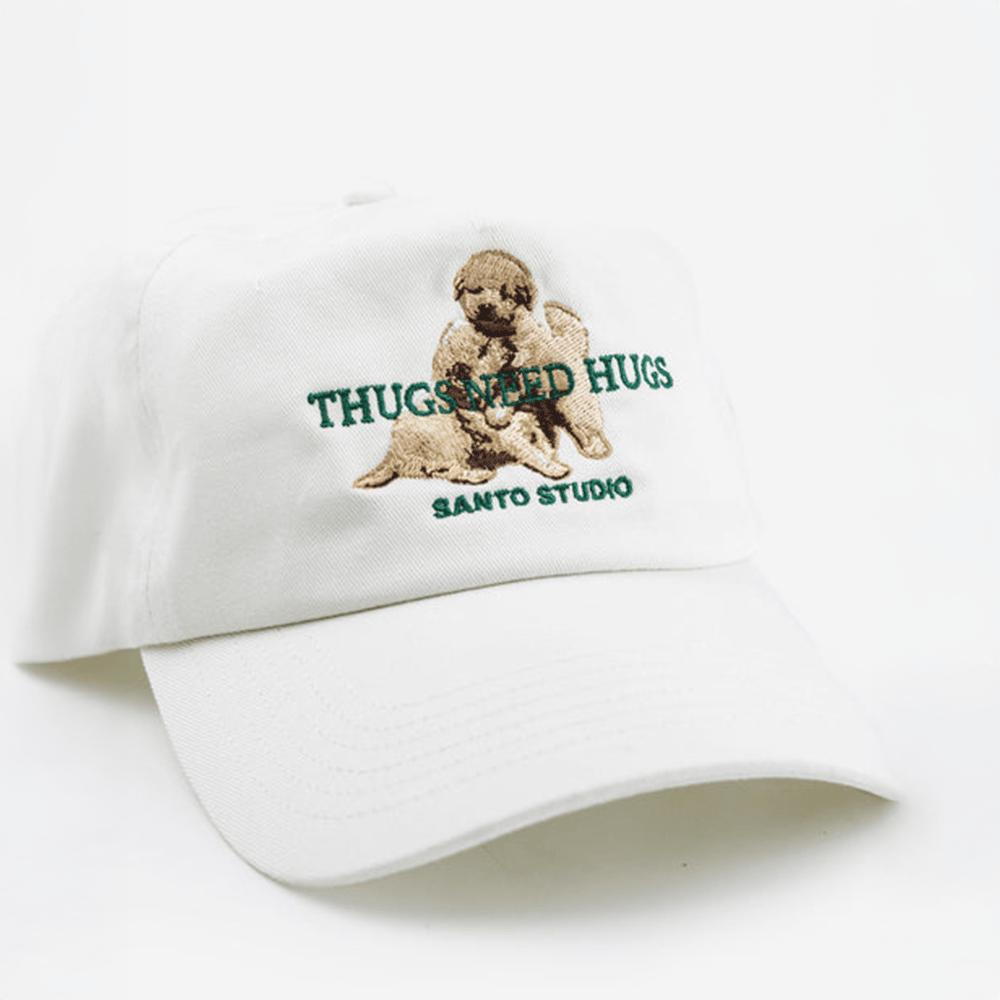 Thugs Need Hugs Hat Santo Studio Puppy Signature Hoodie Good Fathers Day Gifts - Lilybirchmarket