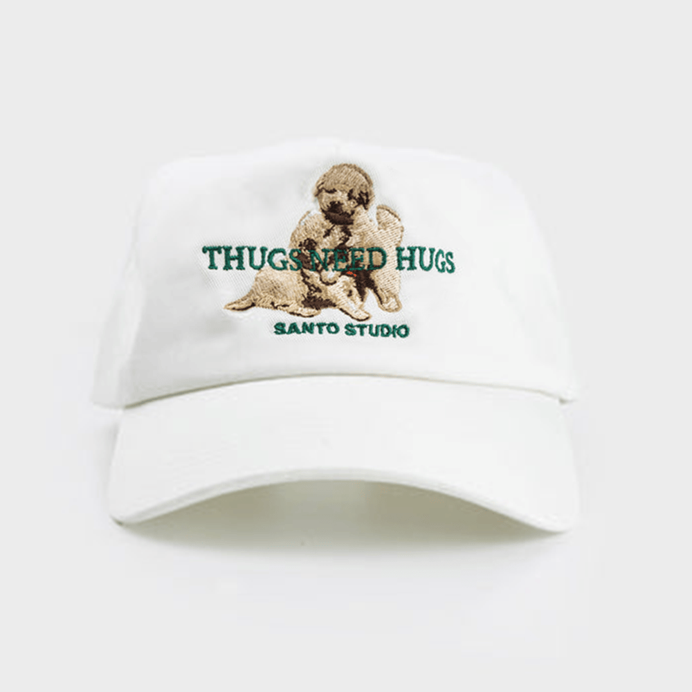 Thugs Need Hugs Hat Santo Studio Puppy Signature Hoodie Good Fathers Day Gifts - Lilybirchmarket