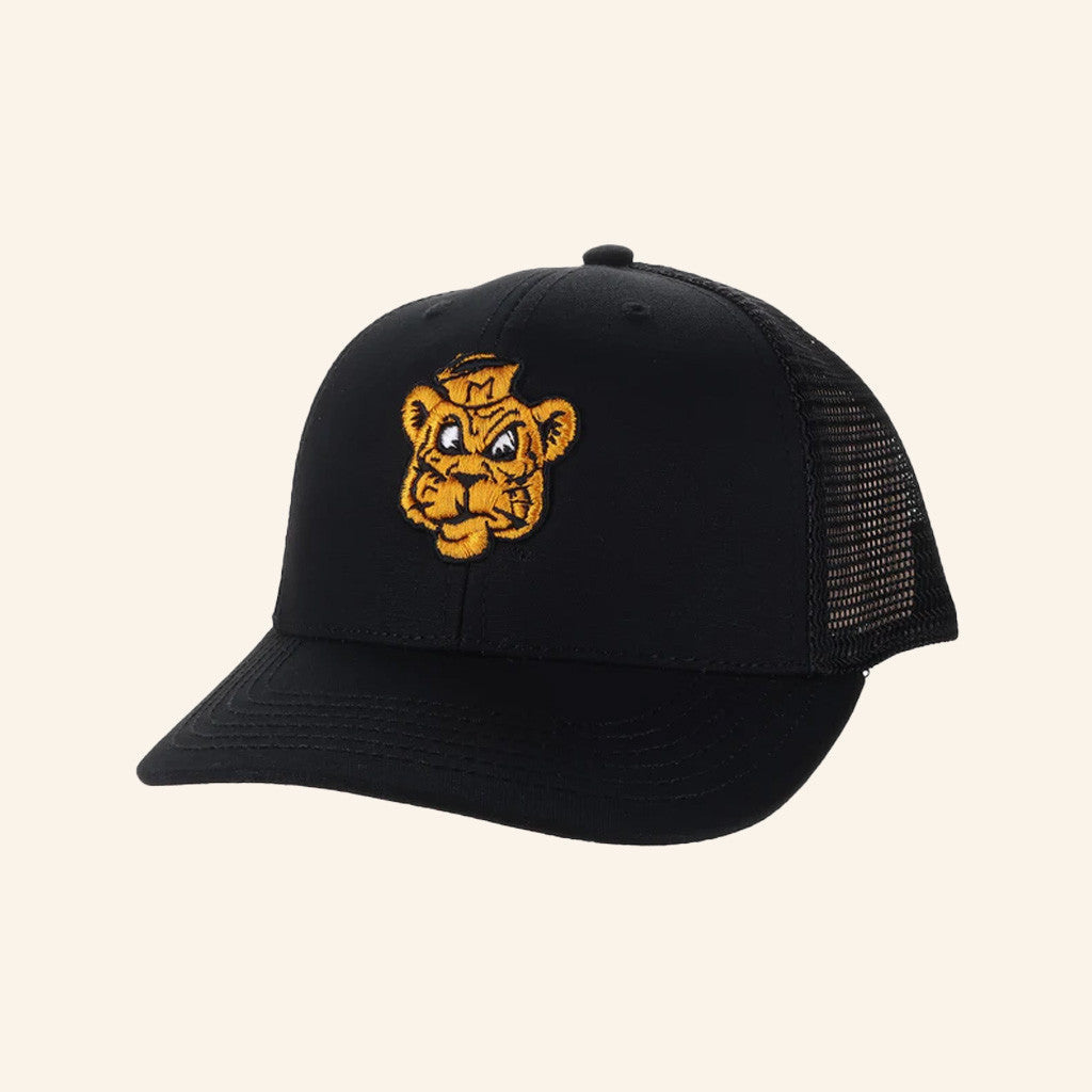 Tiger Team Mizzou Tigers Legacy Youth Vault Beanie Tiger Embroidered Black Hat Gifts For Boyfriend - Lilybirchmarket