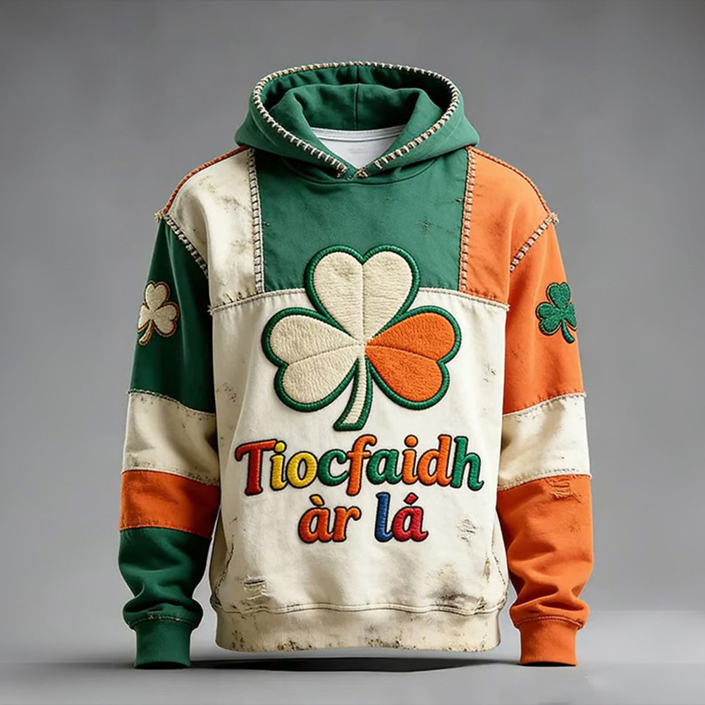 Tiocfaidh Ar La St Patrick's Day Vintage Hoodie Saint Patricks Day Outfits Cool Present Ideas - Lilybirchmarket