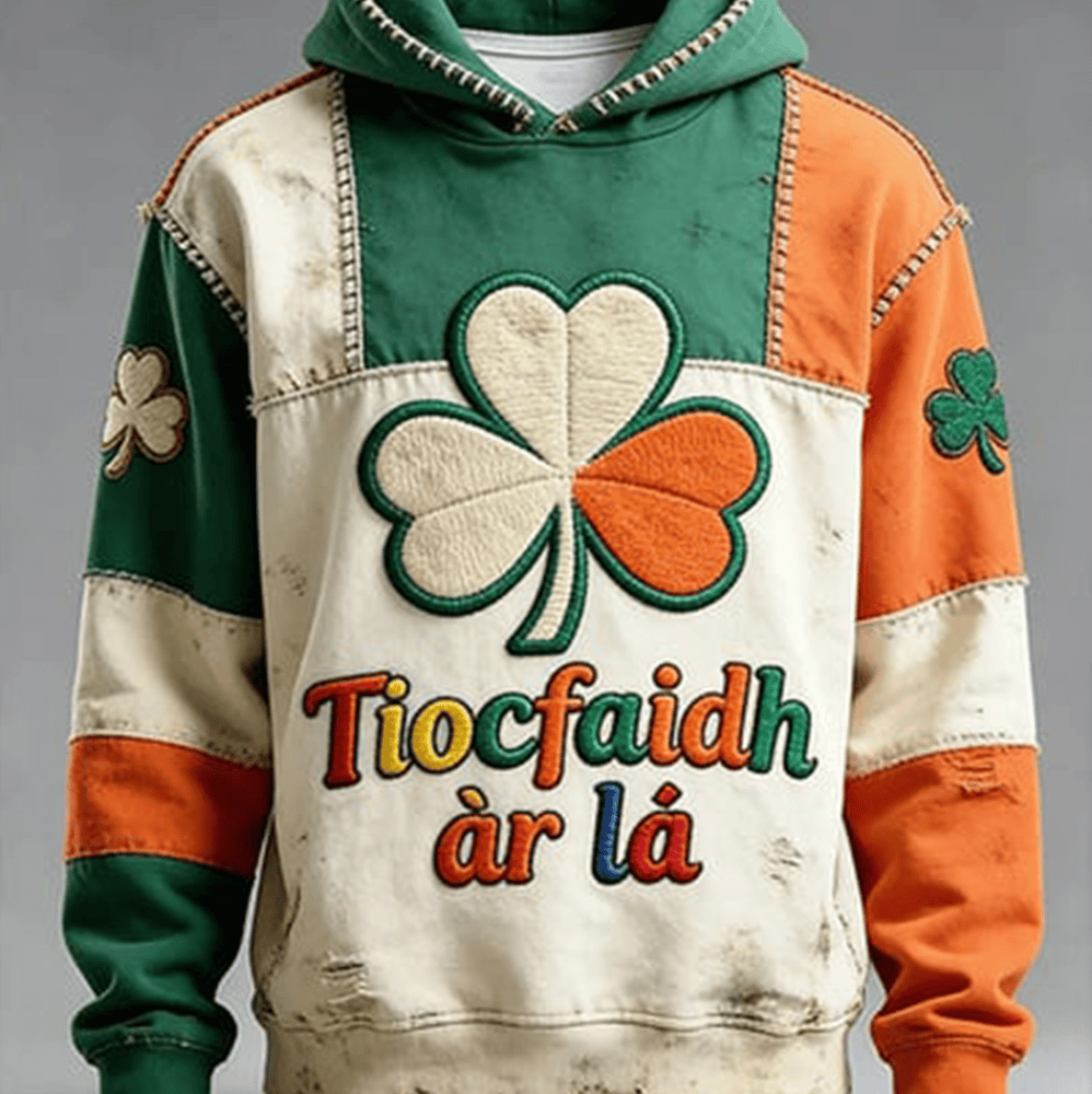 Tiocfaidh Ar La Vintage Hoodie St Patrick's Day 2026 Apparel Gift For Boyfriend - Lilybirchmarket
