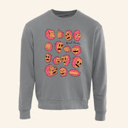 Tired Hands Merch Many Faces Crewneck Sweatshirt Best Gifts For Wife - Lilybirchmarket