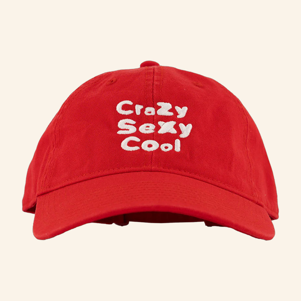TLC Merch Crazy Sexy Cool Embroidered Red Hat Christmas Gift Ideas For Him - Lilybirchmarket