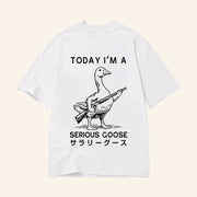 Today I'm A Serious Goose T-Shirt Funny Animal Shirt Gifts For Brothers - Lily Birch Market