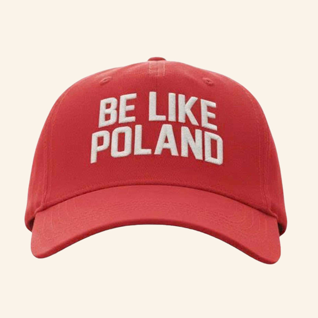 Tommy Robinson Wearing Be Like Poland Hat Embroidered Christmas Present For Dad - Lilybirchmarket