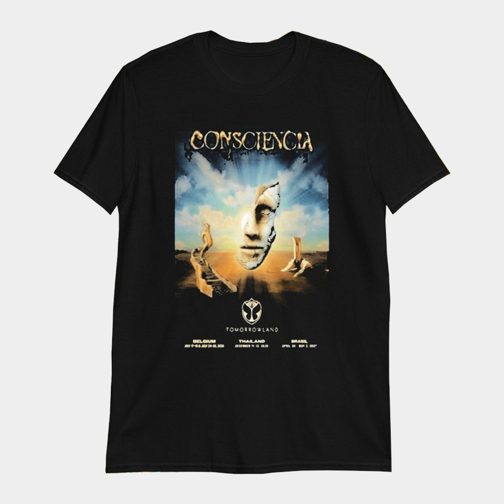 Tomorrowland Consciencia 2026 Tour T-Shirt Birthday Presents For Boyfriend - Lily Birch Market