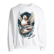 Too Turnt Tony Merch Baby Girl Shark Crewneck Sweatshirt Gifts For Friends - Lilybirchmarket