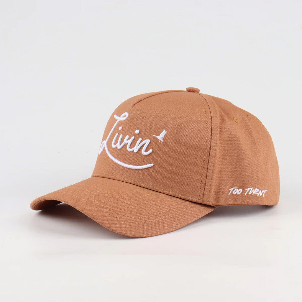 Too Turnt Tony Merch Livin Hat Embroidered Unique Gifts For Husband - Lilybirchmarket