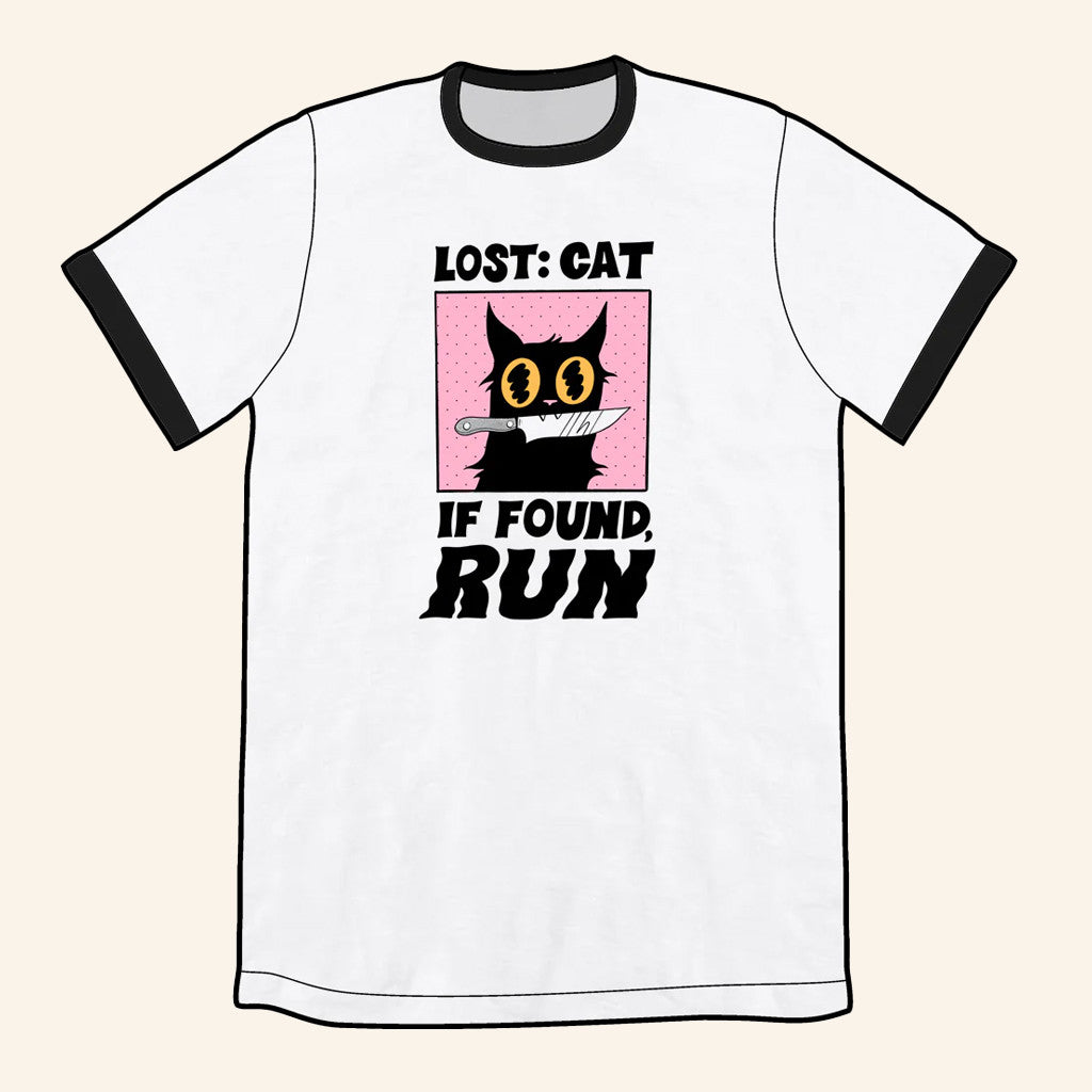 TopatoCo Merch Lost Cat Ringer Shirt Birthday Present For Sister - Lily Birch Market