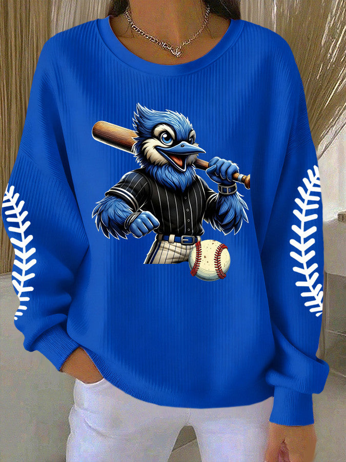 Toronto Blue Baseball Sweatshirt Game Day Women's Apparel Gifts For Baseball Lovers - Lilybirchmarket