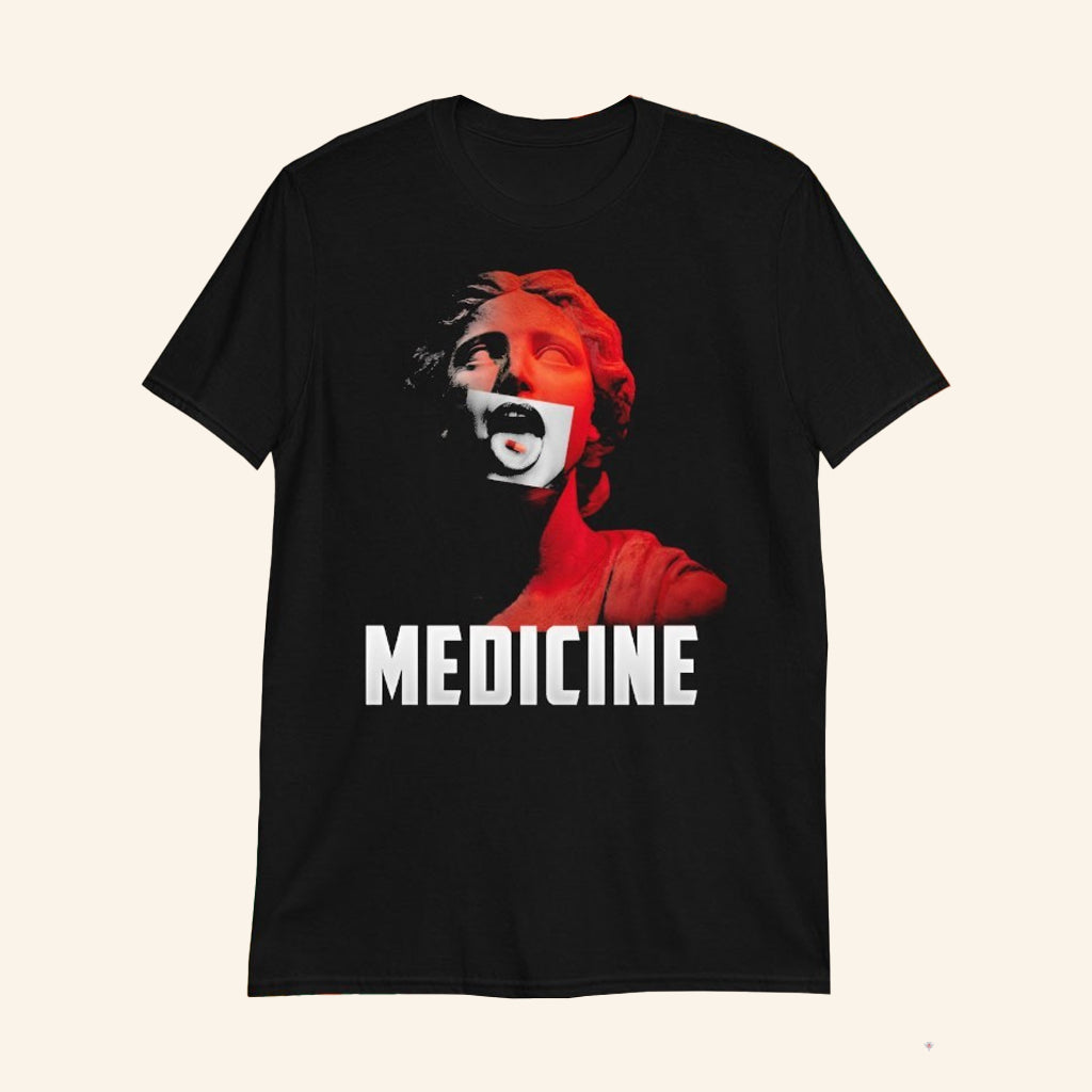 TOZA Medicine Statue T-Shirt TOZA Merch Best Gifts For Music Lovers - Lily Birch Market