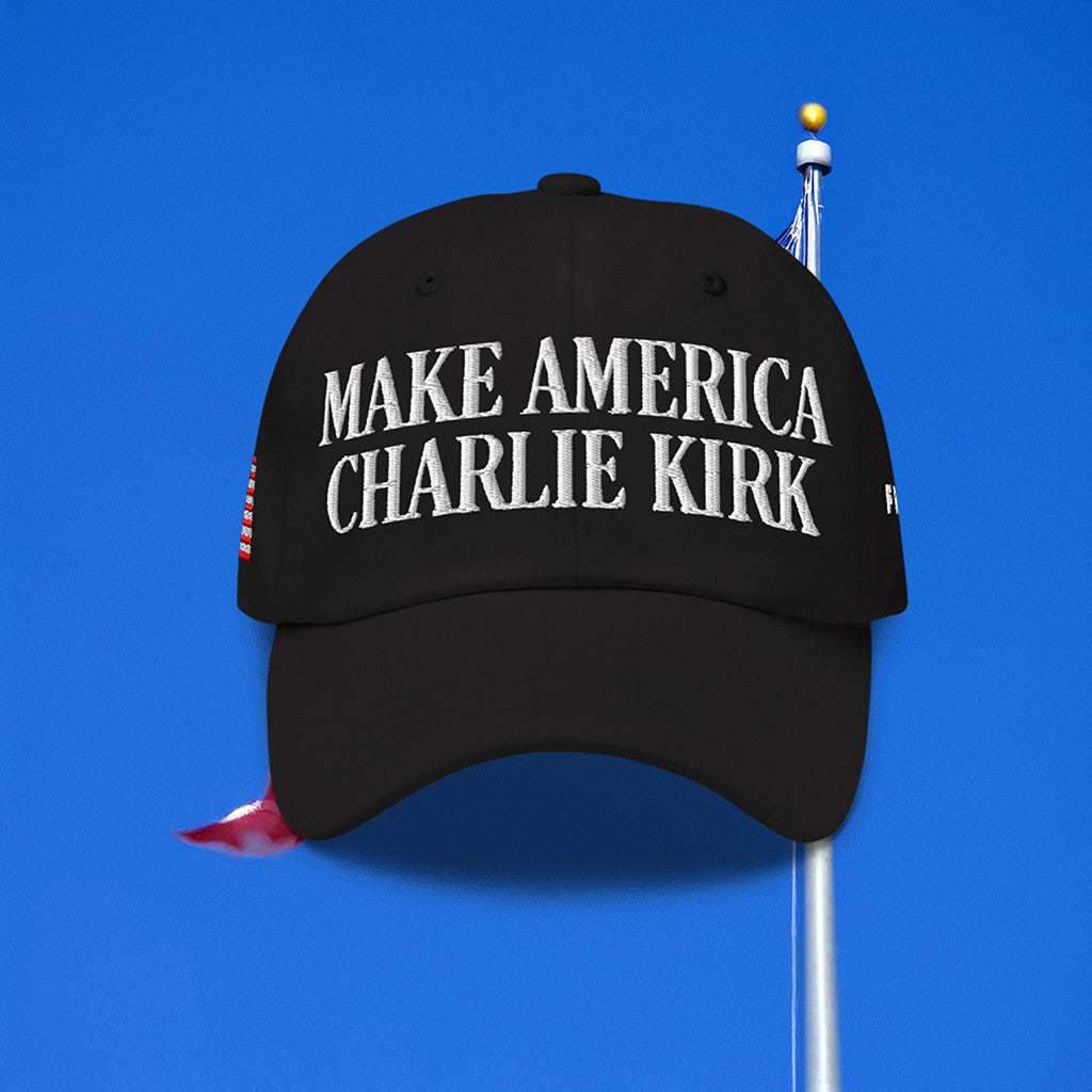 TPUSA Merch Embroidered Make America Charlie Kirk Hat Turning Point USA Hat Gifts For Patriots - Lilybirchmarket