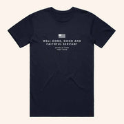 TPUSA Merch Faithful Servant Memorial T-Shirt RIP Charlie Kirk Shirt Patriotic Gifts - Lily Birch Market
