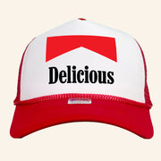 Trash Flower Merch Delicious Red Trucker Hat Christmas Gift Ideas For Boyfriend - Lilybirchmarket