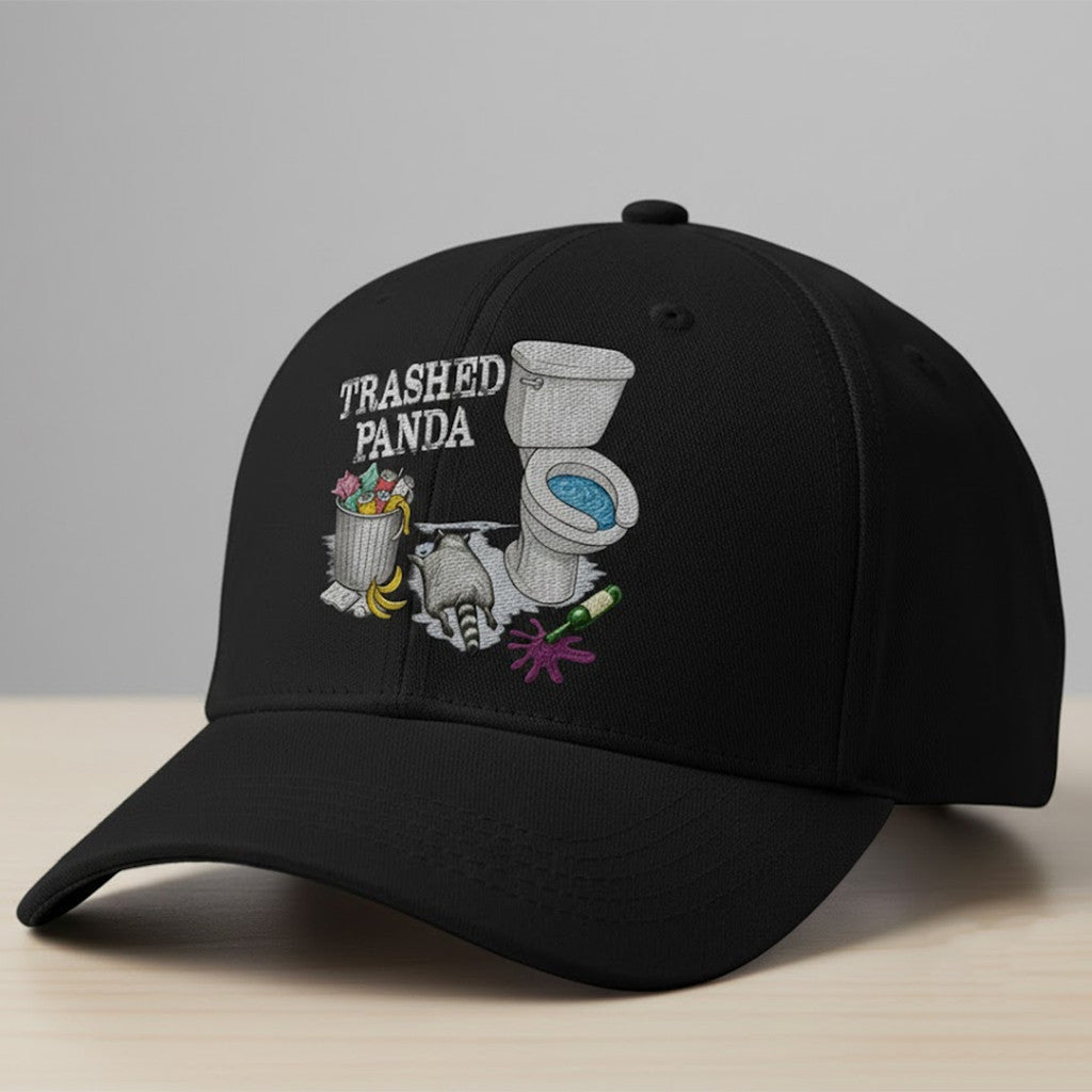 Trashed Panda Drunk Raccoon 2025 Hat Funny Trashed Panda Ball Cap Gifts Ideas For Friends - Lilybirchmarket
