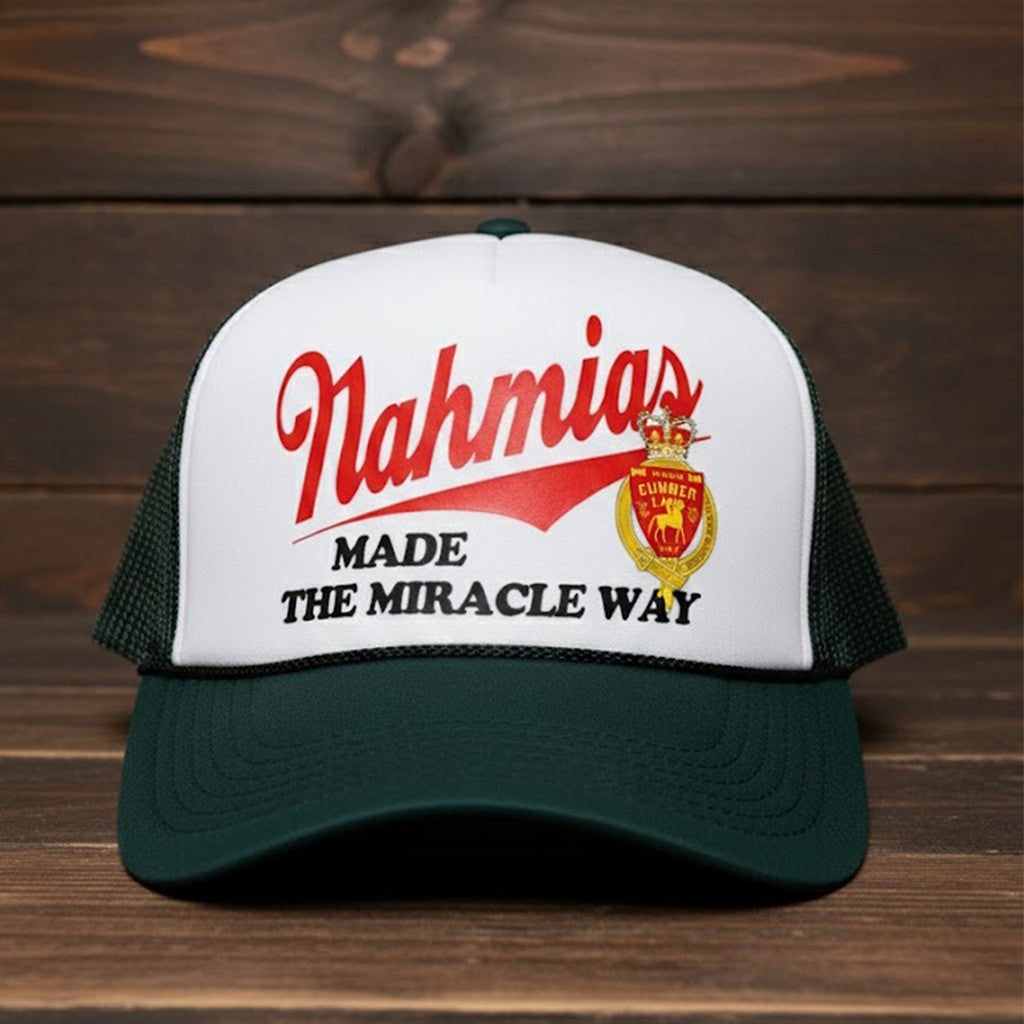 Travis Kelce Nahmias Made The Miracle Way Trucker Hat Gifts For Football Lovers - Lilybirchmarket