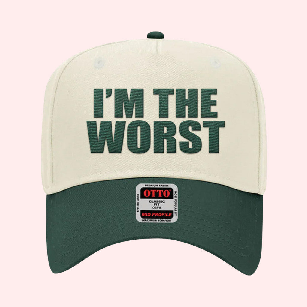 Treaty Oak Revival Merch I'm The Worst Cap Embroidered Gift Ideas For Boyfriend - Lilybirchmarket