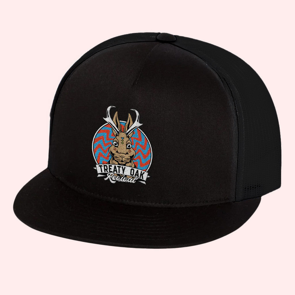 Treaty Oak Revival Merch Jackalope Snapback Hat Gifts For Dad - Lilybirchmarket