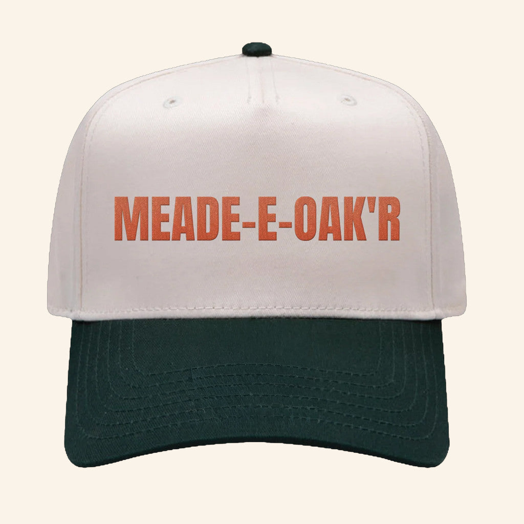 Treaty Oak Revival Merch Meade E Oak'r Hat Embroidered Gifts For Best Friends - Lilybirchmarket