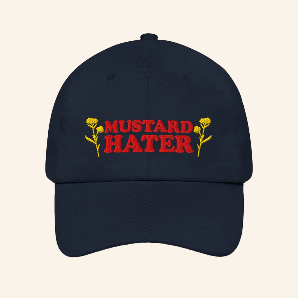 Tree People Merch Mustard Hater Embroidered Hat Gifts For Husband - Lilybirchmarket