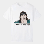 Trevor Lawrence That's A Pick-Six Jacksonville Jaguars Cartoon T-Shirt Fan Apparel Gifts - Lily Birch Market