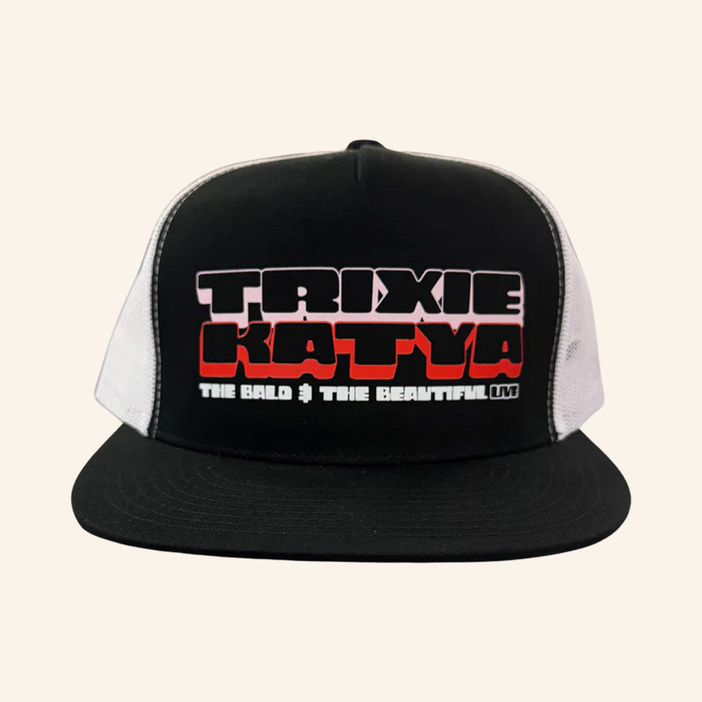 Trixie And Katya Merch The Bald And The Beautiful Live Snapback Trucker Hat Gifts For Him - Lilybirchmarket
