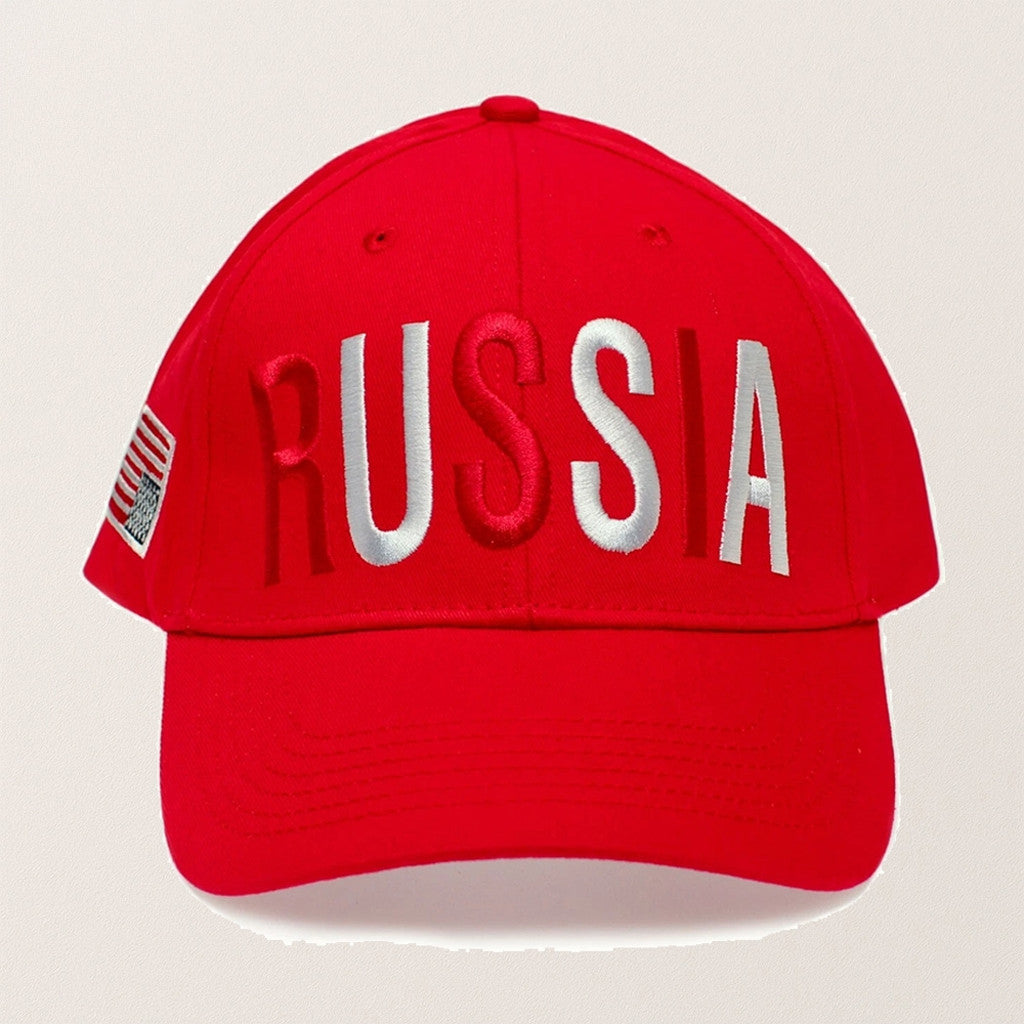 Trump Russia USA Hat Embroidered Political Cap Gifts For Father - Lilybirchmarket