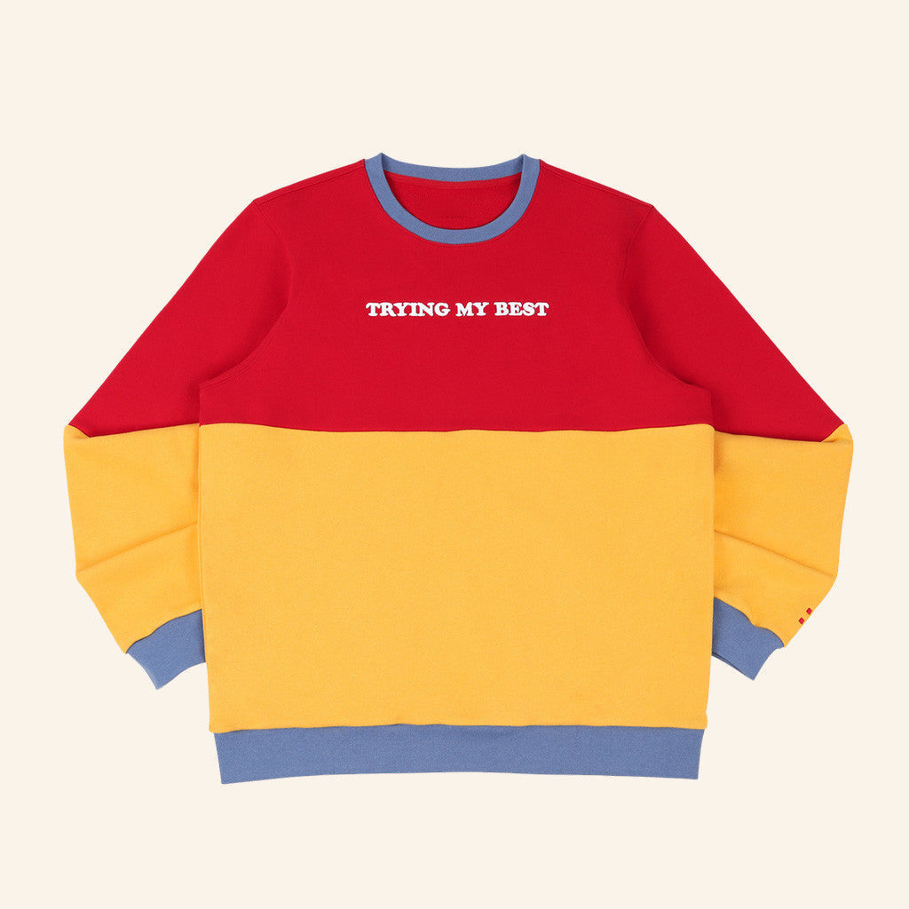 Trying My Best Sweatshirt Best Gifts For Girlfriend - Lilybirchmarket
